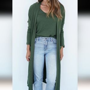 CJ's favorite ribbed cardigan